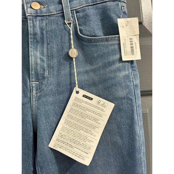 J Brand Denim Ruby High Rise Cropped Cigarette Jeans Size 25 JB002684 - Picture 2 of 9